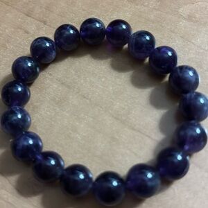 #069 Purple Amethyst Bracelet 10mm NEW ARRIVAL